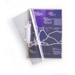 Durable 2512 19 Clear View Folder, Transparent A4